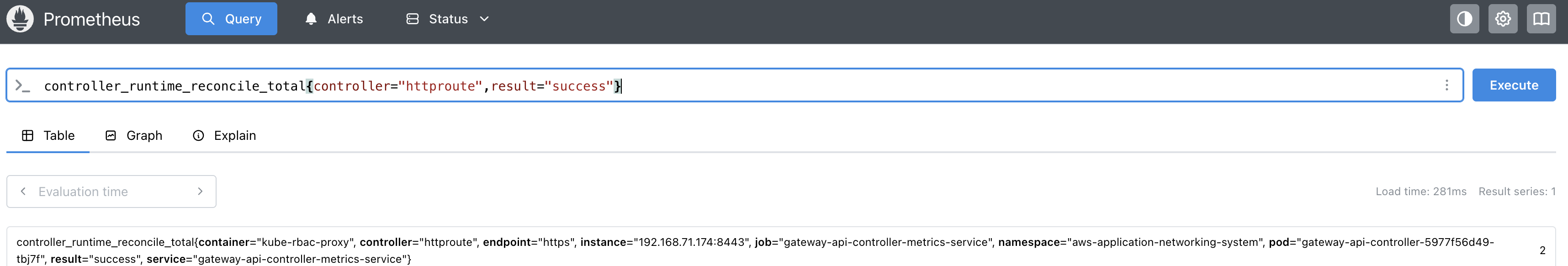 Prometheus Query Interface